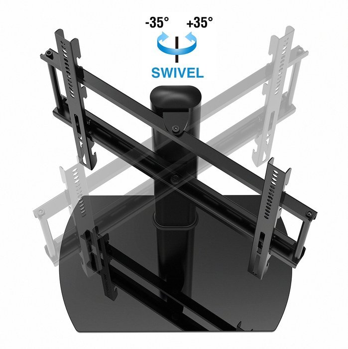 Fenge Swivel Universal TV Stand/Base Tabletop TV Stand with mount for 32 to 65 inch Flat screen Tvs/xbox One/tv... N12