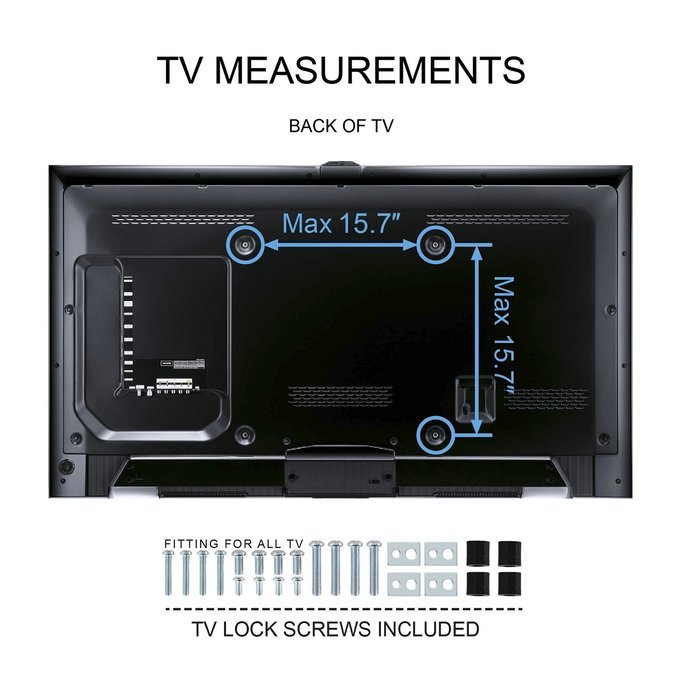 Fenge Swivel Universal TV Stand/Base Tabletop TV Stand with mount for 32 to 65 inch Flat screen Tvs/xbox One/tv... N13