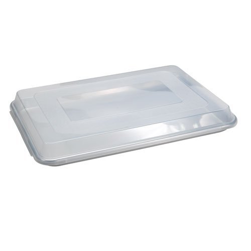 Nordic Ware Natural Bakeware Aluminum Bakers Half Sheet with Storage Lid