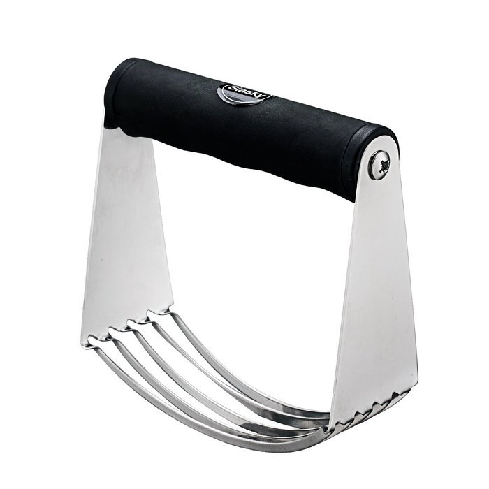 Siasky Dough Blender Stainless Steel - Professional Kitchen Ergonomic Baking Round Soft-grip Handle Pastry Cutter...