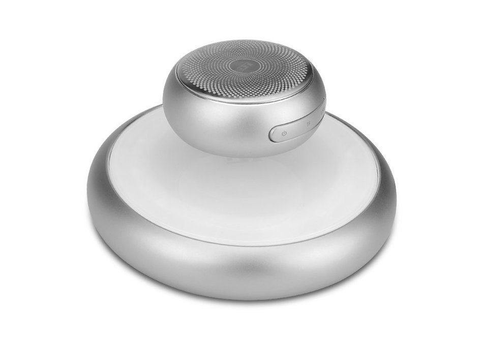 Levitating Bluetooth Speaker ??? Bluetooth 4.1, 5W Speaker, 10 Meter Range, 800mAh Built-In Battery (Silver) N5