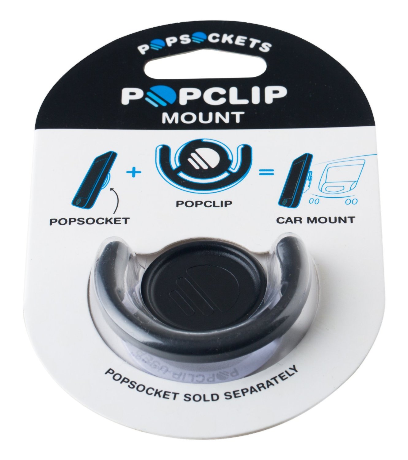 PopSockets: PopClip Mount for all PopSocket Stands and Grips (Black ...