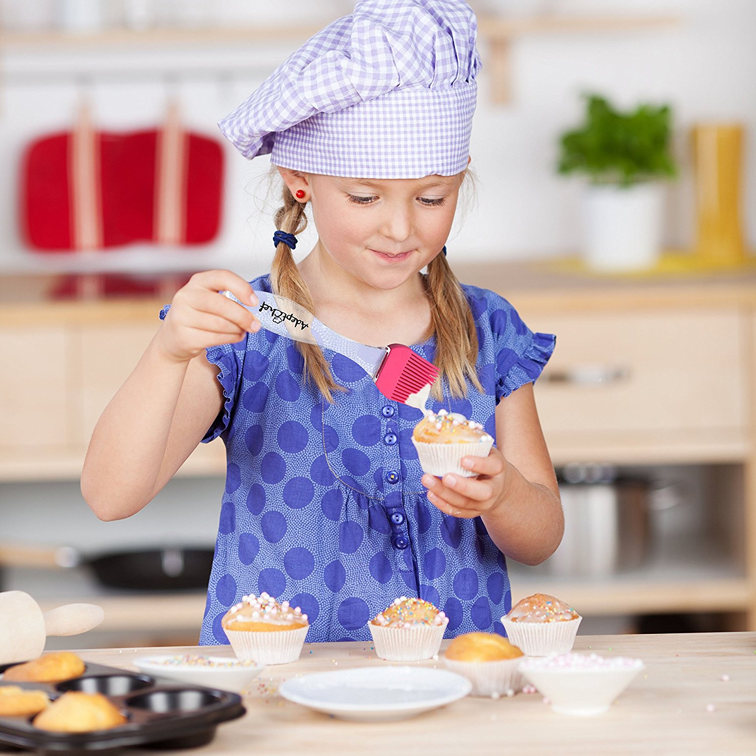 Free Fast Delivery 4 Pieces Silicone Spatulas Set Non-stick Heat Resistant Rubbe