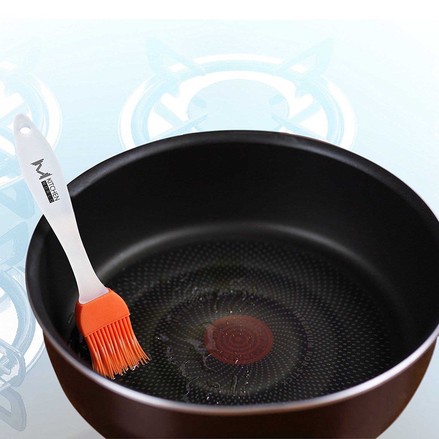 MKitchen Orange Silicone Basting Pastry Oil Brush Set Of 2 2 Recipe mkitchen-orange-silicone-basting-pastry-oil-brush-set-of-2-2-recipe