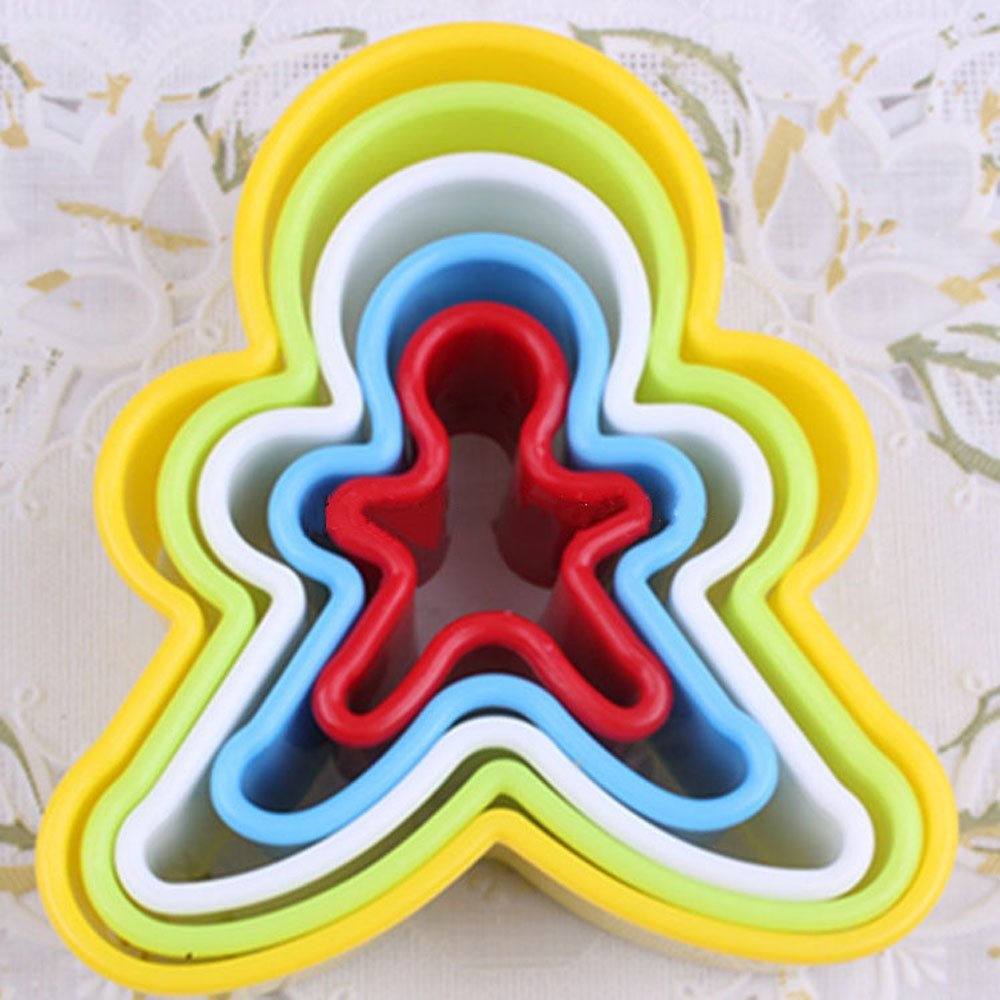 Gofriend Multi Shaped Plastic Cookie Cutters Cake Fondant Molds Mousse