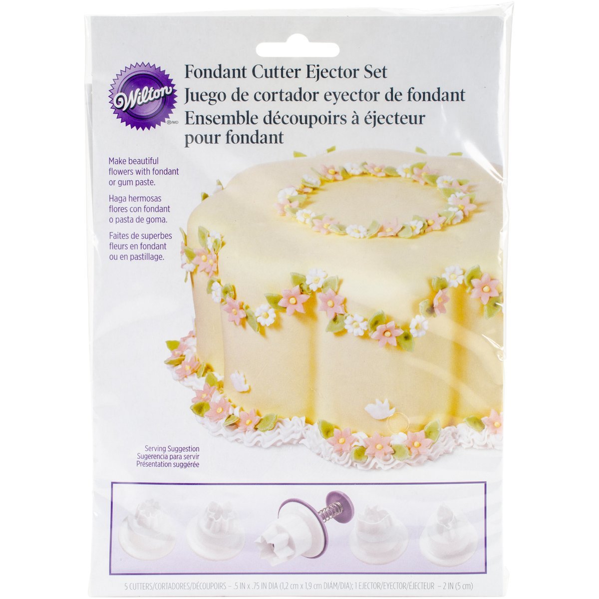 Wilton Fondant Cutter/Ejector Set-6 Pieces free image download