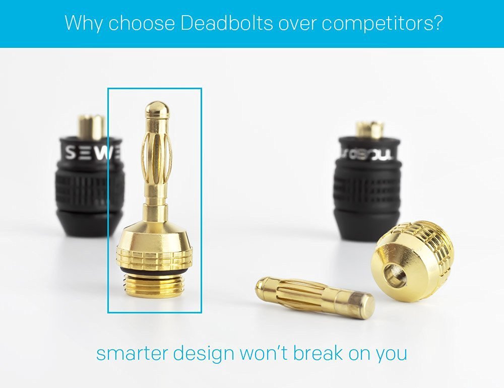 Deadbolt Banana Plugs, 12pair, By Sewell Direct N7 free image download