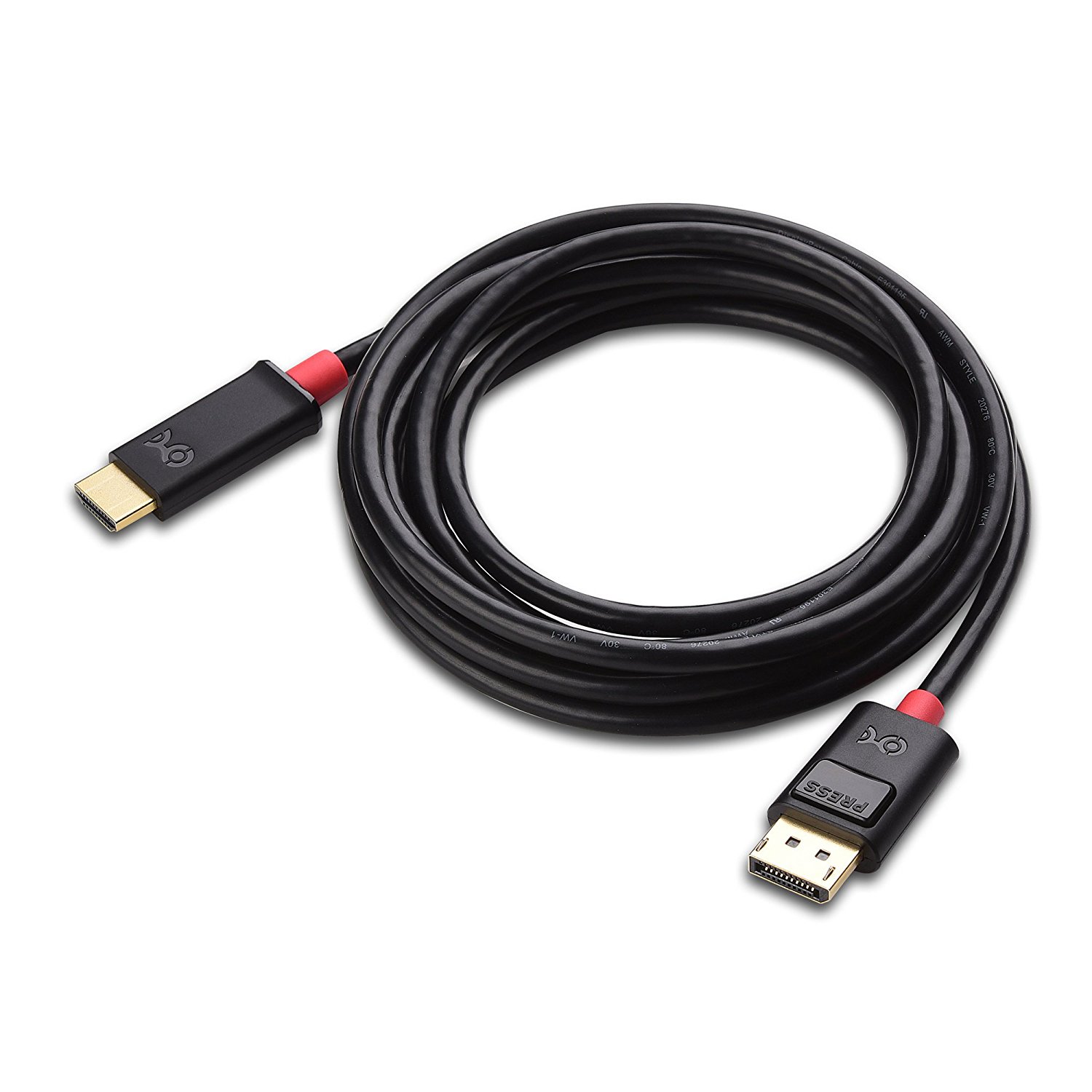 Cable Matters Gold Plated Displayport To Hdtv Cable 25 Feet N26 Free Image Download