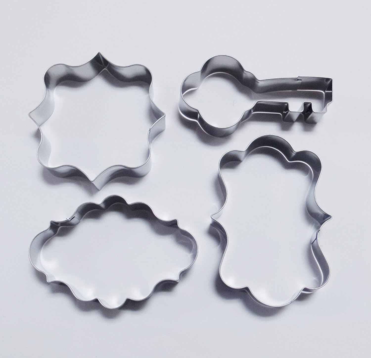 Wocuz Fancy Plaque Key Cookie Cutter Stainless Steel Fondant Cutter For