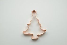 Small Christmas Tree with Star Cookie Cutter N2