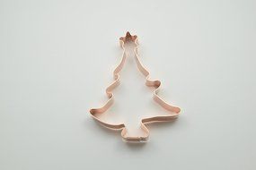 Small Christmas Tree with Star Cookie Cutter N4
