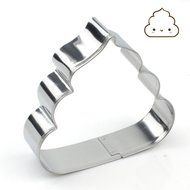 GXHUANG Dung Cookie Cutter - Stainless Steel (Poo), for Anniversary Birthday Wedding Party
