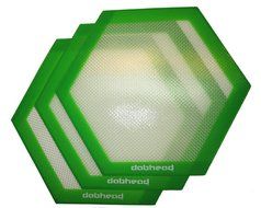 1 Green 8" Silicone Hexagon Non Stick Mat N2