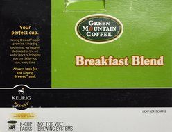 Green Mountain Coffee Breakfast Blend Keurig 2.0 K-Cup Pack, 48 Count N2