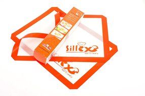 Silfox Non-stick Silicone Baking Mat Orange Color 2pk N2