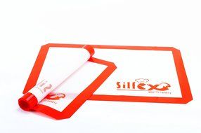 Silfox Non-stick Silicone Baking Mat Orange Color 2pk N4