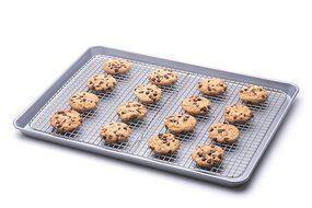 Wire Cooling Rack, Fits 13&rdquo; X 18&rdquo; Half Baking Sheet Pan for Baking, Roasting, Cooking with Bonus E-book N3