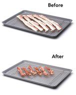 Wire Cooling Rack, Fits 13&rdquo; X 18&rdquo; Half Baking Sheet Pan for Baking, Roasting, Cooking with Bonus E-book N4