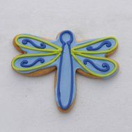 Dragonfly Cookie and Fondant Cutter - Ann Clark - 4.1 Inches - US Tin Plated Steel N3