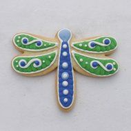 Dragonfly Cookie and Fondant Cutter - Ann Clark - 4.1 Inches - US Tin Plated Steel N4