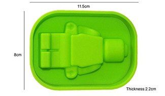 New Robot Silicon Mould Cake Ice Chocolate Molds Fondant Tools Bakeware Baking Accessories Cute Cake Decorating... N3