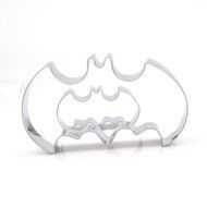 GXHUANG Batman Cookie Cutters Set - Stainless Steel, Set of 2, for Anniversary Birthday Wedding Party N5