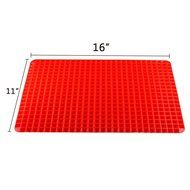Silicone Baking Mat,IHOVEN Non-slip Pyramid Square Design Mat Cooks Pot Holders Trivet Flexible Durable Modern... N2