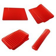 Silicone Baking Mat,IHOVEN Non-slip Pyramid Square Design Mat Cooks Pot Holders Trivet Flexible Durable Modern... N3