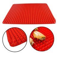 Silicone Baking Mat,IHOVEN Non-slip Pyramid Square Design Mat Cooks Pot Holders Trivet Flexible Durable Modern... N4