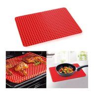 Silicone Baking Mat,IHOVEN Non-slip Pyramid Square Design Mat Cooks Pot Holders Trivet Flexible Durable Modern... N5