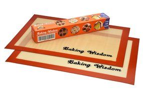 Baking Silicone Mat Set of 2 Non-stick Sheets Highly Durable Anti Slip Heat Resistant N9