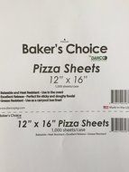 Pizza Liner Greaseproof Sheets 12" x 16"