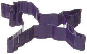 R &amp; M Polyresin Coated Unicorn Cookie Cutter, 4.5-Inch, Purple