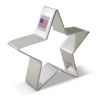 Republican Cookie Cutter Set - 3 Piece - Donald Trump, GOP Elephant and Star - Ann Clark - Tin Plated Steel N2