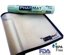 Grill Mesh - The PhatMat Griller- Half Sheet Mat, Non-stick BBQ Grill Mat N13