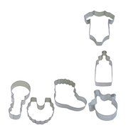 R &amp; M International Top Selling Set of 6 Assorted Sweet Baby Cookie Cutters for Beautiful Baked Good and Crafts...