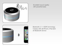 WCI Quality Bluetooth Wireless Mini GX3 Portable Speaker - Connect To iPhone, iPad, iPod, MP3 Players, Tablets... N3