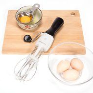 Magicfly Hand Held 12-inch Egg Beater with Egg Separator N4