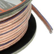 Mediabridge 16AWG Speaker Wire (100 Feet) - Spooled Design with Sequential Foot Markings - (Part# SW-16X2-100-... N8