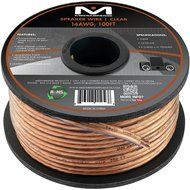 Mediabridge 16AWG Speaker Wire (100 Feet) - Spooled Design with Sequential Foot Markings - (Part# SW-16X2-100-... N10