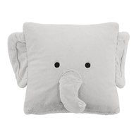 Best Home Fashion Rabbit Faux Fur Animal Pillow Cover (Set of 2), 18&quot; x 18&quot;, Pink N5