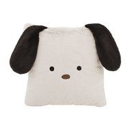 Best Home Fashion Rabbit Faux Fur Animal Pillow Cover (Set of 2), 18&quot; x 18&quot;, Pink N22