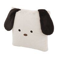 Best Home Fashion Rabbit Faux Fur Animal Pillow Cover (Set of 2), 18&quot; x 18&quot;, Pink N23