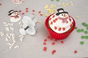 Silikomart Mini Cookie Cutters with Spring Ejection Feature, Set of 4, Assorted Christmas N2