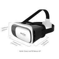 HooToo 3D VR Headset Virtual Reality Glasses (Focal and Pupil Distance Adjustable Headset for iPhone Samsung Moto... N5