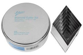 Ateco 5-Piece Stainless Steel Snowflake Cutter Set N3