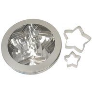 Ateco 5-Piece Stainless Steel Snowflake Cutter Set N4