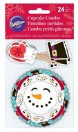 Wilton 415-1818 24-Pack Merry and Sweet Combo