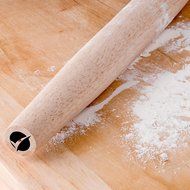 Prime Kitchen French Rolling Pin | 20 inch Natural Tapered Wooden Dough Roller for Baking | Non-stick, Easy to... N4