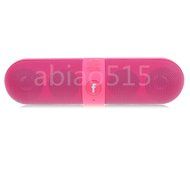 Elegant Portable Shockproof Bluetooth Wireless FM Stereo Speaker For Smartphone Tablet*pink